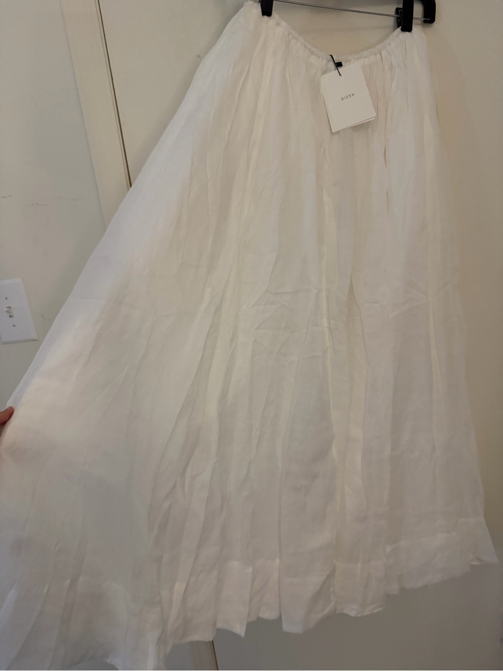 DISSH White Drawstring Maxi Skirt - Picture 5 of 6